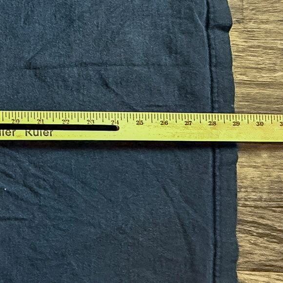 Carhartt Original Fit L TALL Navy Long Sleeve Pocket Work Shirt Honduras - Picture 4 of 5